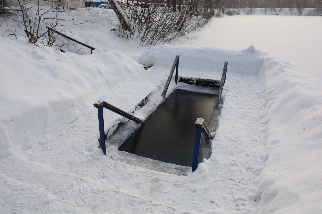 На Крещение в Серпухове пройдут службы в храмах и купания на восьми оборудованных площадках