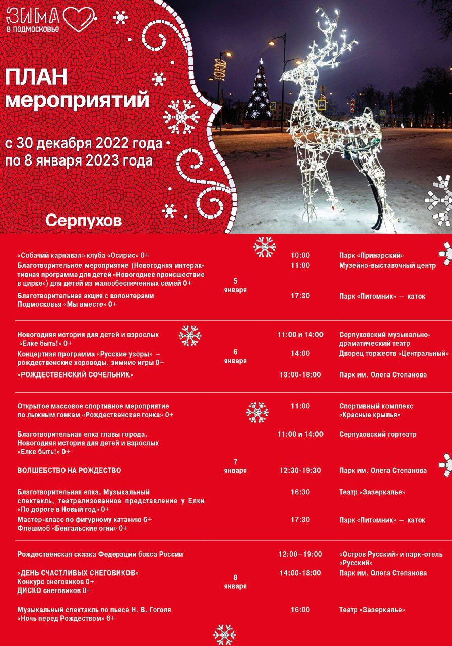 План мероприятий серпухов