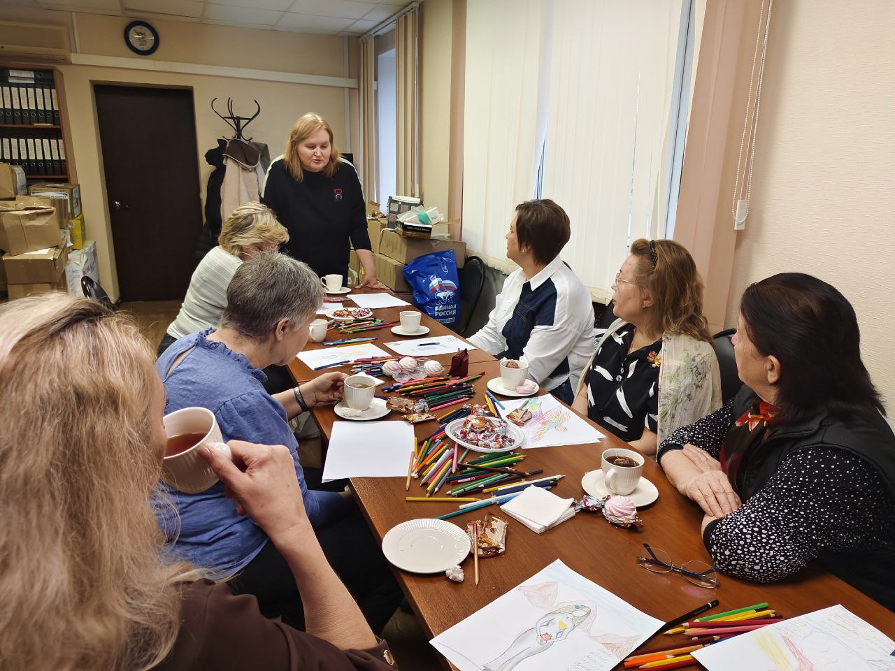 Творческая мастерская для семей участников СВО продолжает работу в Серпухове
