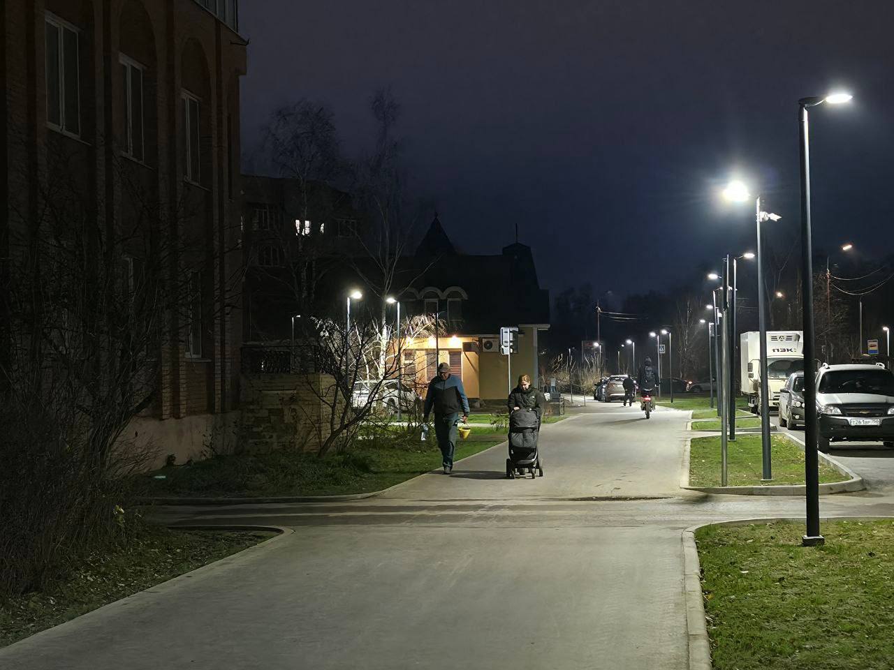 В Городском округе Серпухов продолжается реализация программы по модернизации уличного освещения