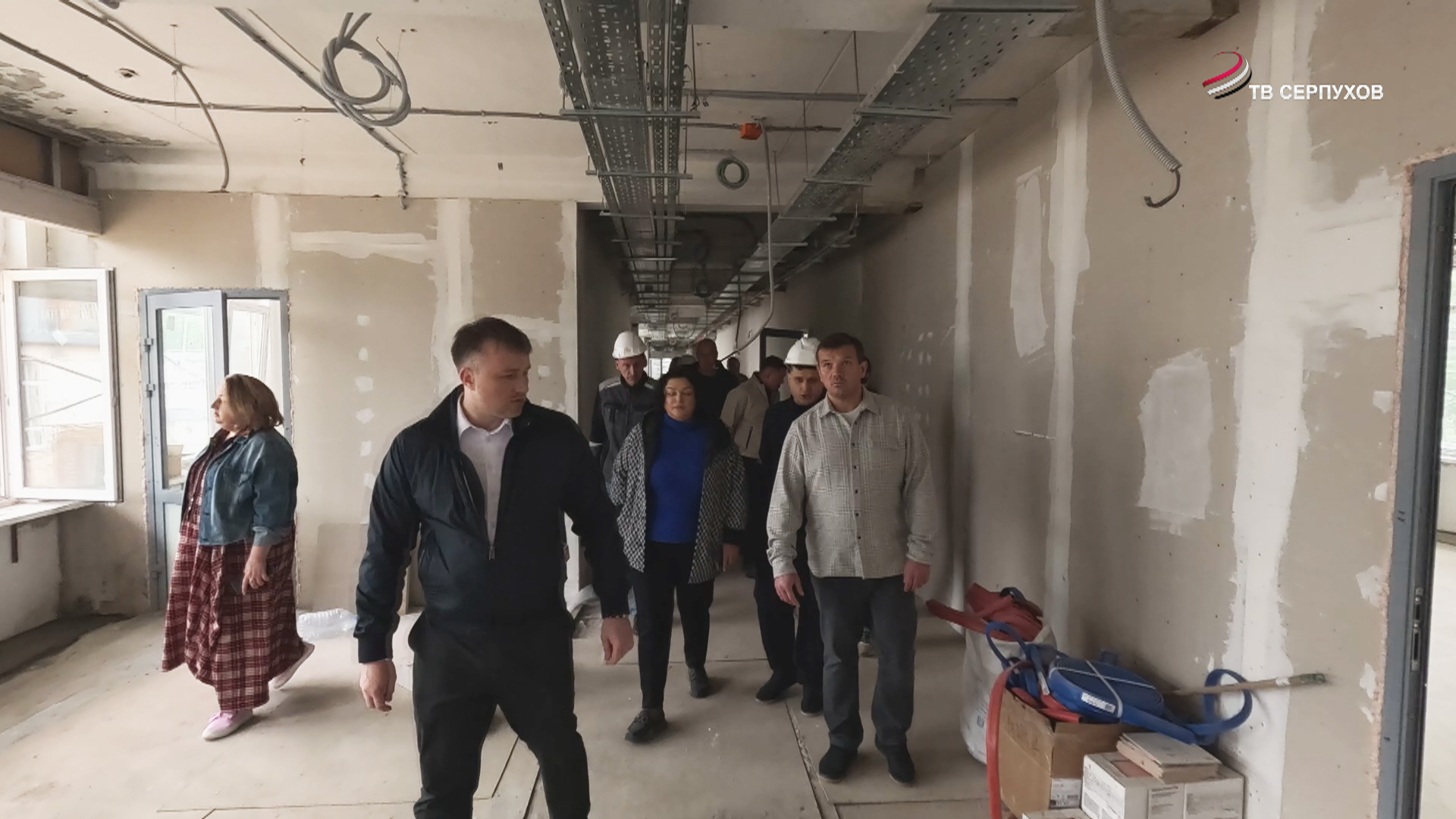 В ремонтируемых школах и детсадах Серпухова идут отделочные работы