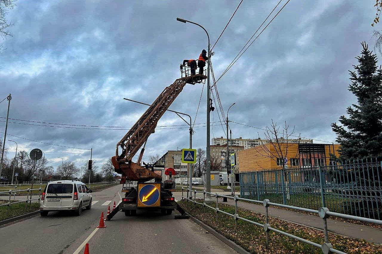В Серпухове появятся 74 новых светофора