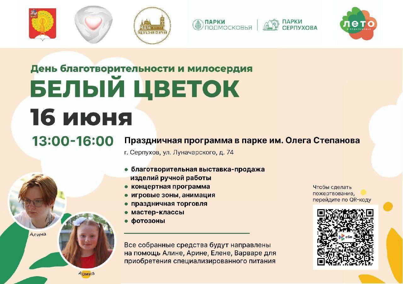 День благотворительности и милосердия пройдет в Серпухове