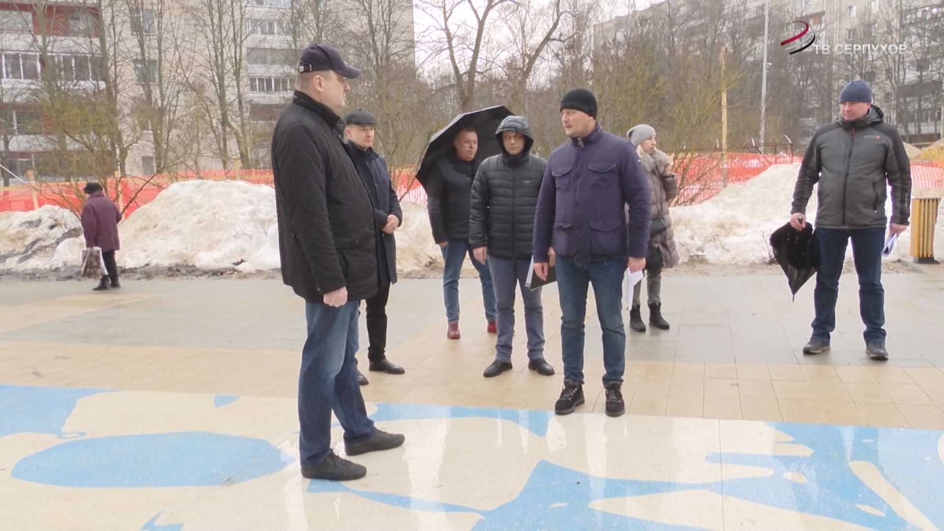 Глава Серпухова проверил благоустройство общественных территорий в Протвино 