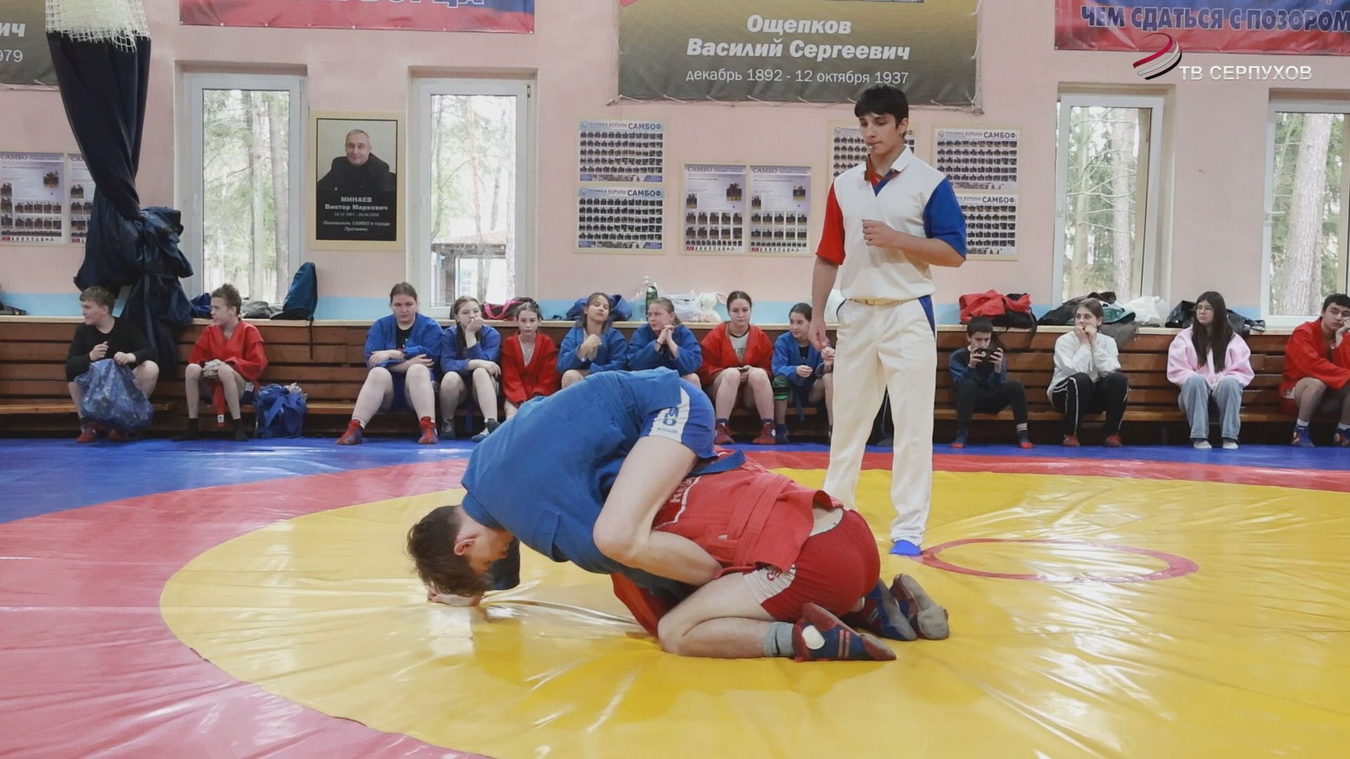 В День рождения города Протвино на базе спортивной школы состоялись соревнования по самбо