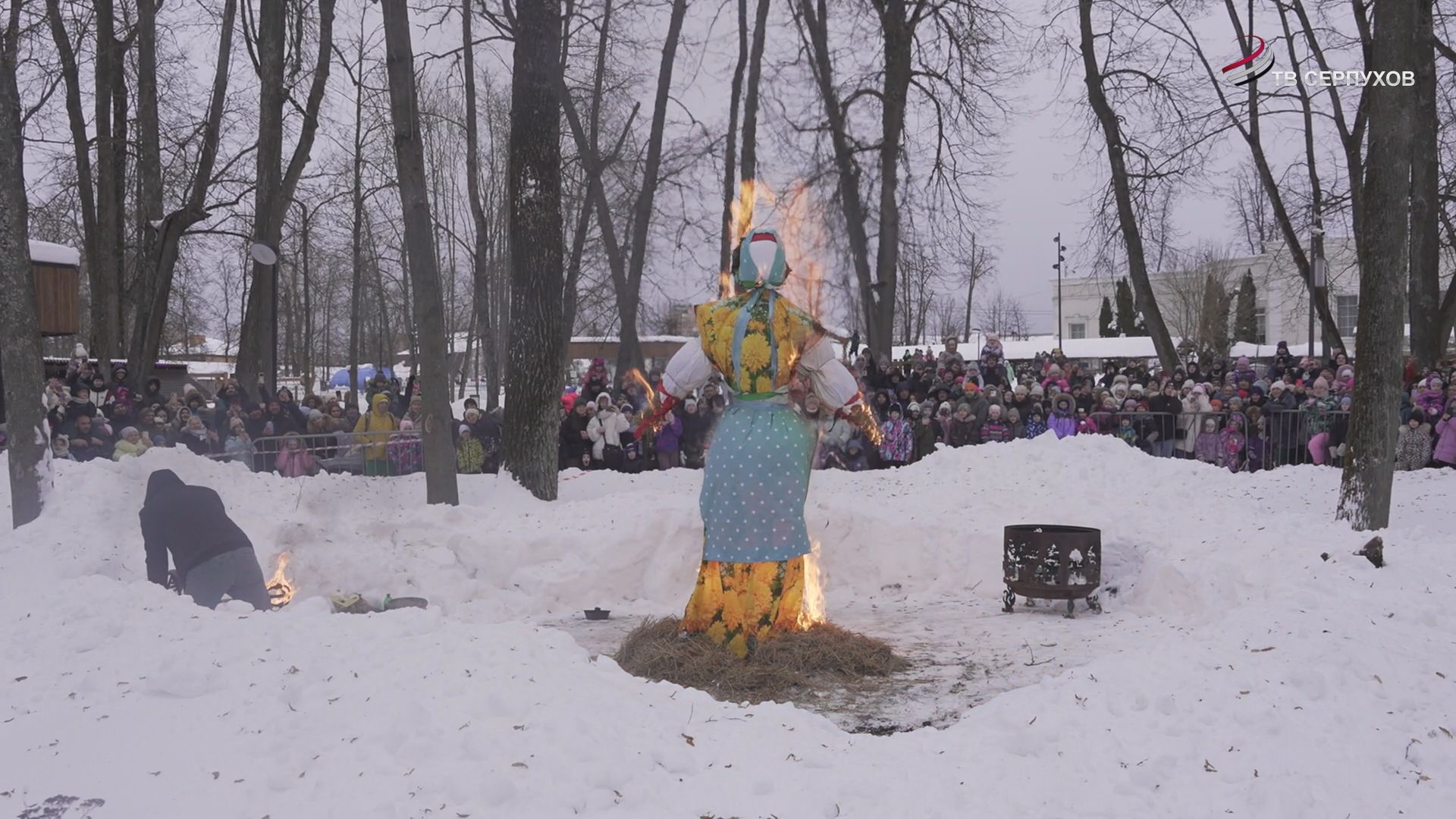 Задорно и весело, со всеми почестями проводили матушку - зиму в округе