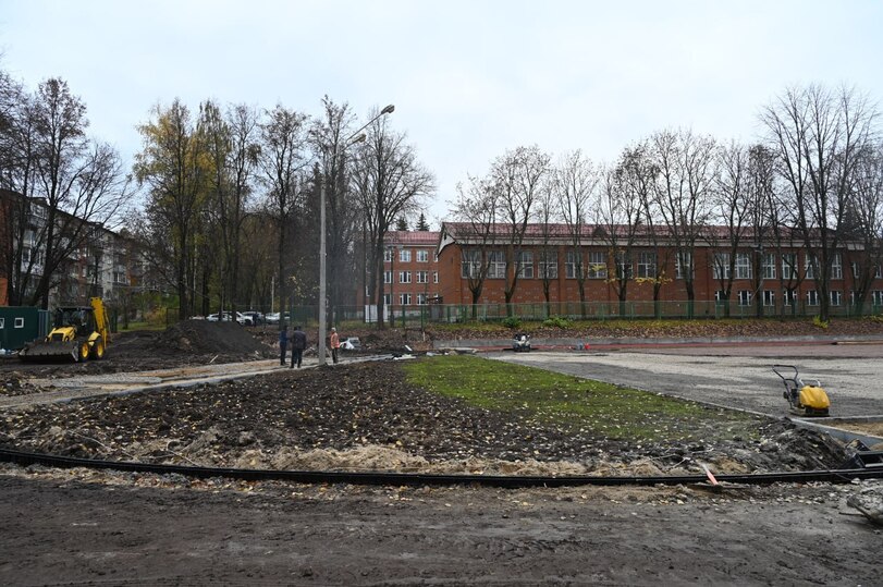 Глава Серпухова проверил ход благоустройства на общественных объектах в Пущино