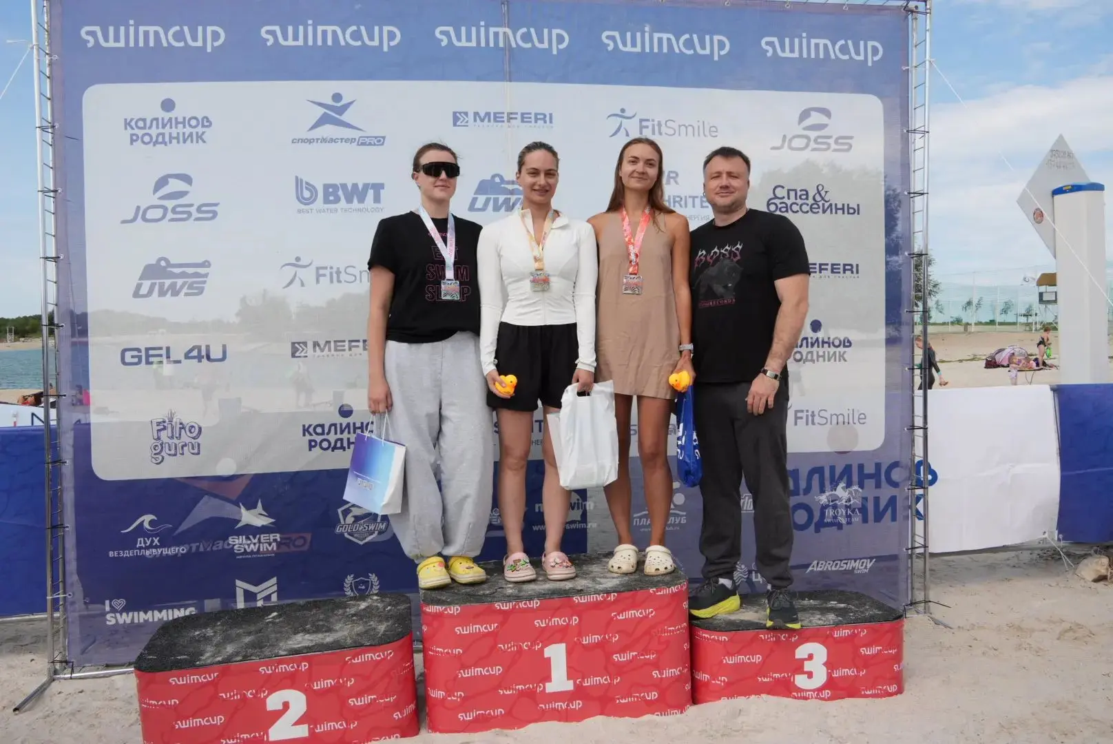 На «Серпуховских Мальдивах» впервые прошёл этап Кубка Чемпионов Swimcup