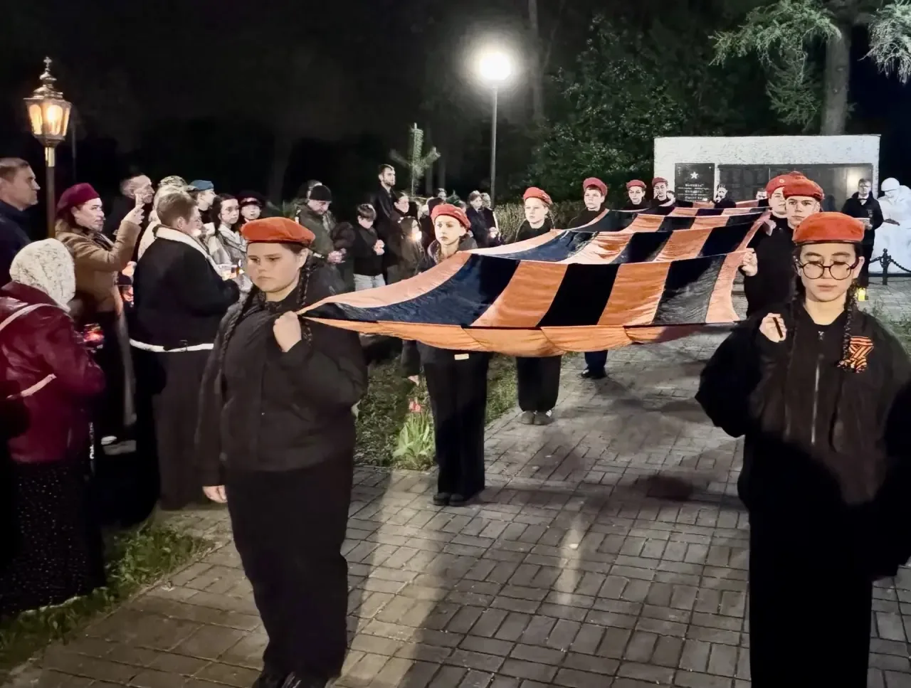 Ночное шествие «Огонь памяти» прошло в Серпухове