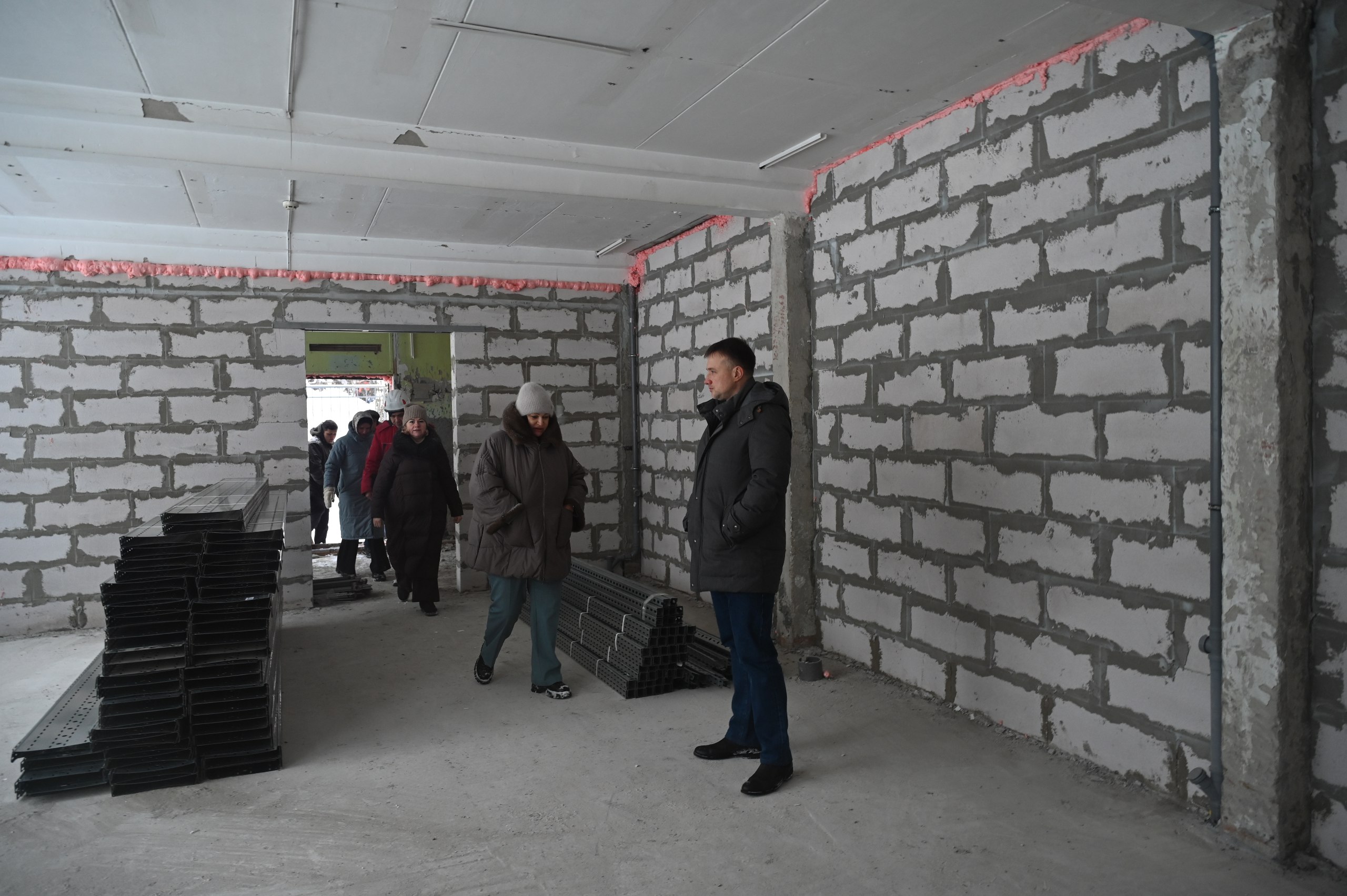 В Липицкой школе Городского округа Серпухов продолжается ремонт по Народной программе