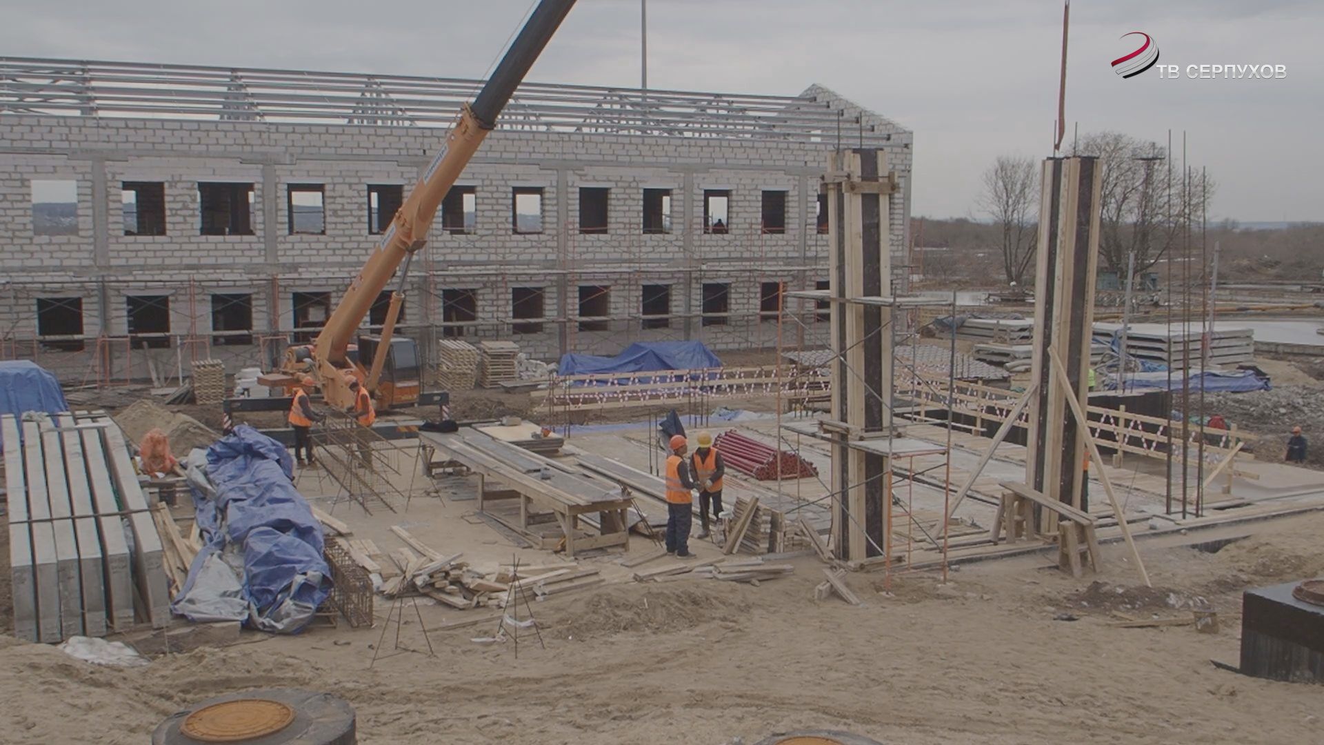 В Серпухове реконструкция очистных сооружений выполнена на треть