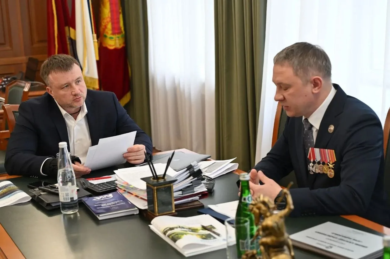 Глава городского округа Серпухов Алексей Шимко  встретился с Александром Шишкиным, Героем, ветераном СВО