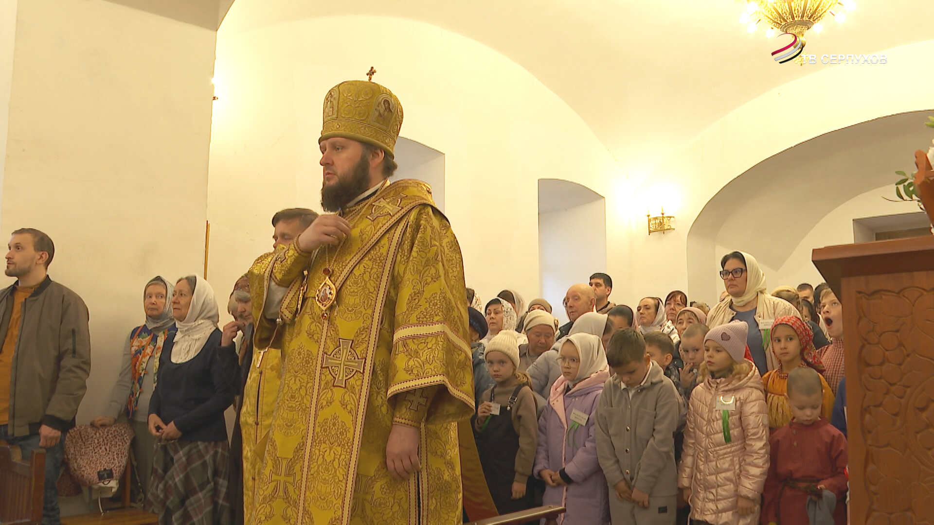 В Серпухове в храме Святителя Николая в Бутках прошло первое архиерейское богослужение