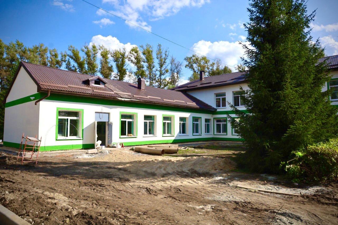 В Туровской школе в местечке Данки завершается капитальный ремонт