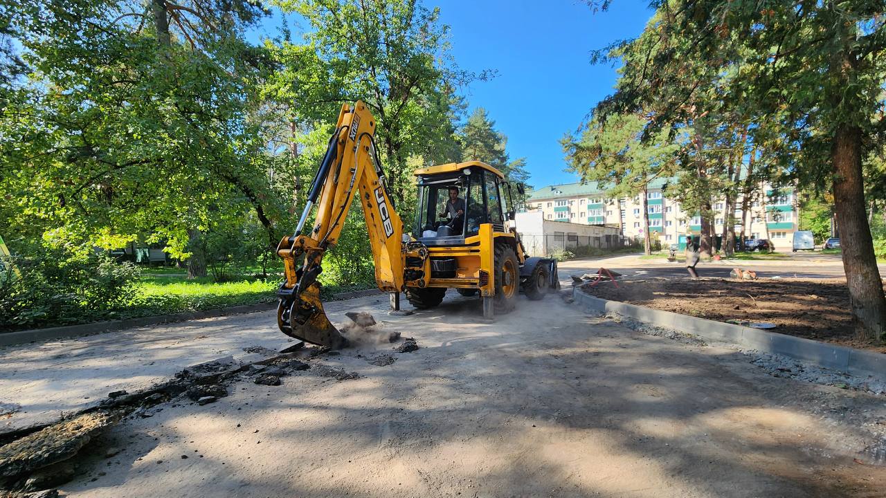 В Протвино продолжается благоустройство дворовых территорий