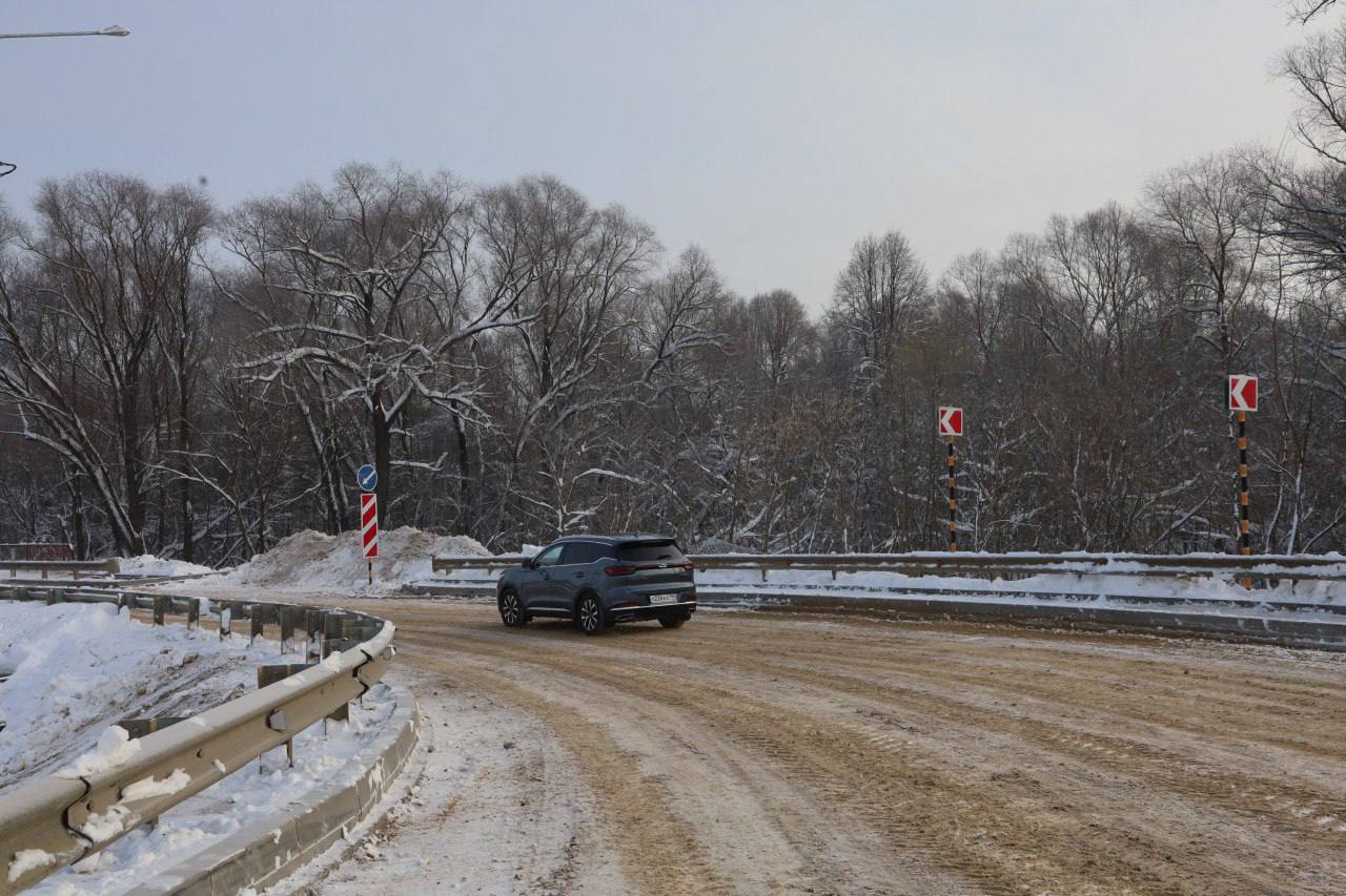 В Бутурлино под Серпуховом открыли временный проезд для легковых автомобилей 