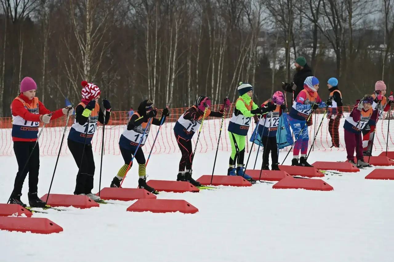В Городском округе Серпухов зиму проводили большой лыжной гонкой