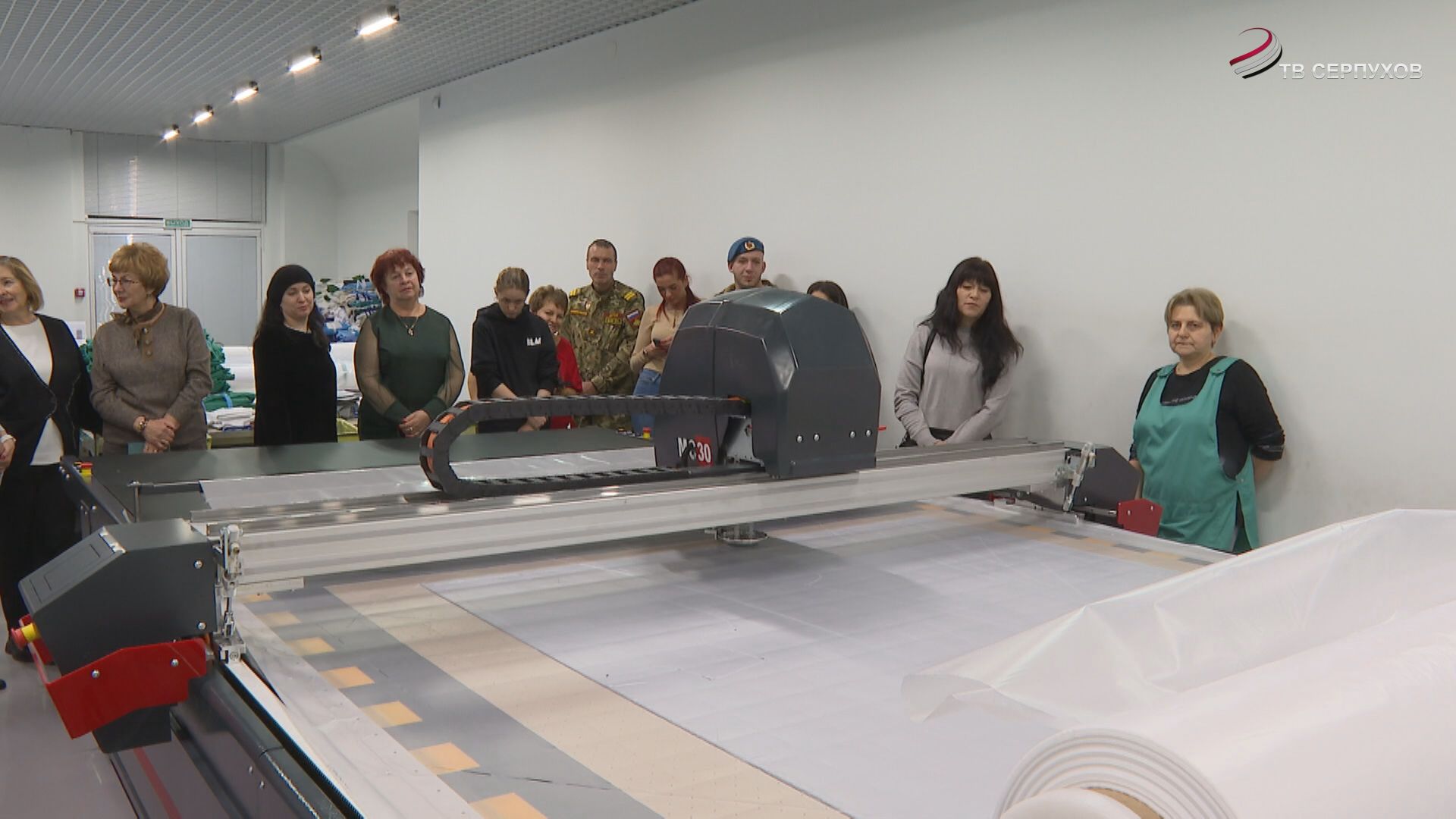 В Серпухове  для участников СВО и  их семей прошла экскурсия в Центре специальной одежды