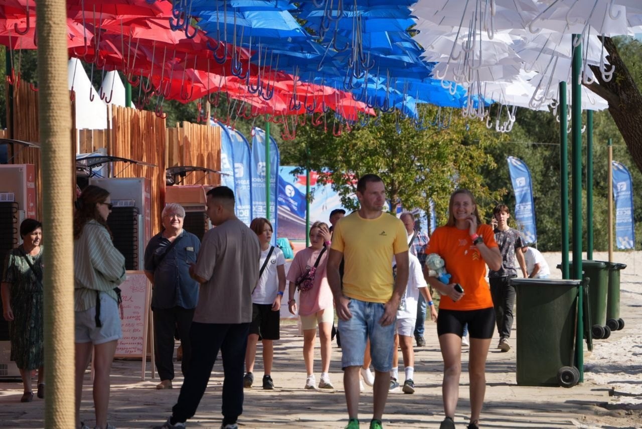 Новую набережную в Серпухове открыли ярким спортивным фестивалем