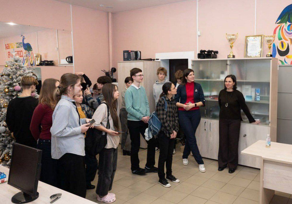 В гостях у Серпуховского информационного агентства побывали юные журналисты из Пущино