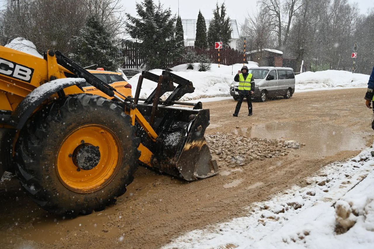 В Серпухове продолжаются работы на дублере Бутурлинского моста