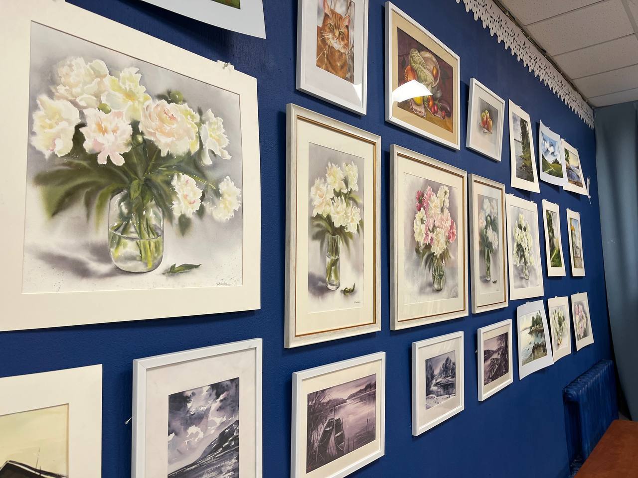 В ДК «Лира» в Серпухове прошла выставка живописи «Достояние посёлка»