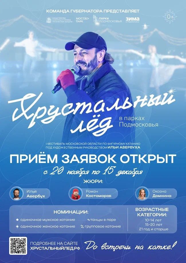 Серпухов участвует в областном фестивале по фигурному катанию «Хрустальный лёд».