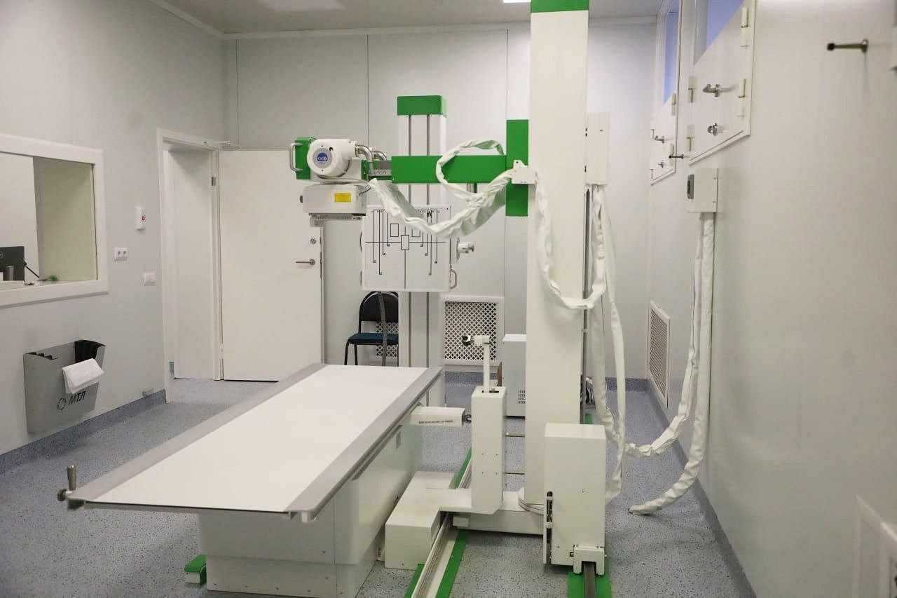 В поликлинику посёлка Пролетарский в Серпухове поступил современный цифровой рентгеновский комплекс «Дуограф-500»