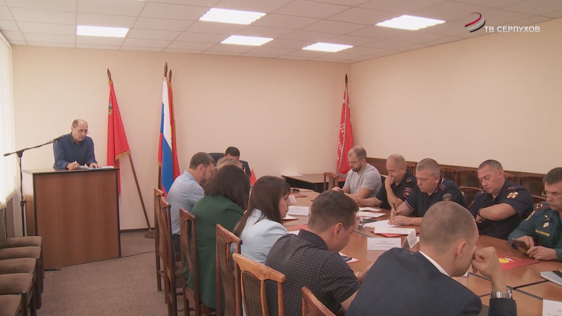 В Серпухове прошло заседание антитеррористической комиссии 