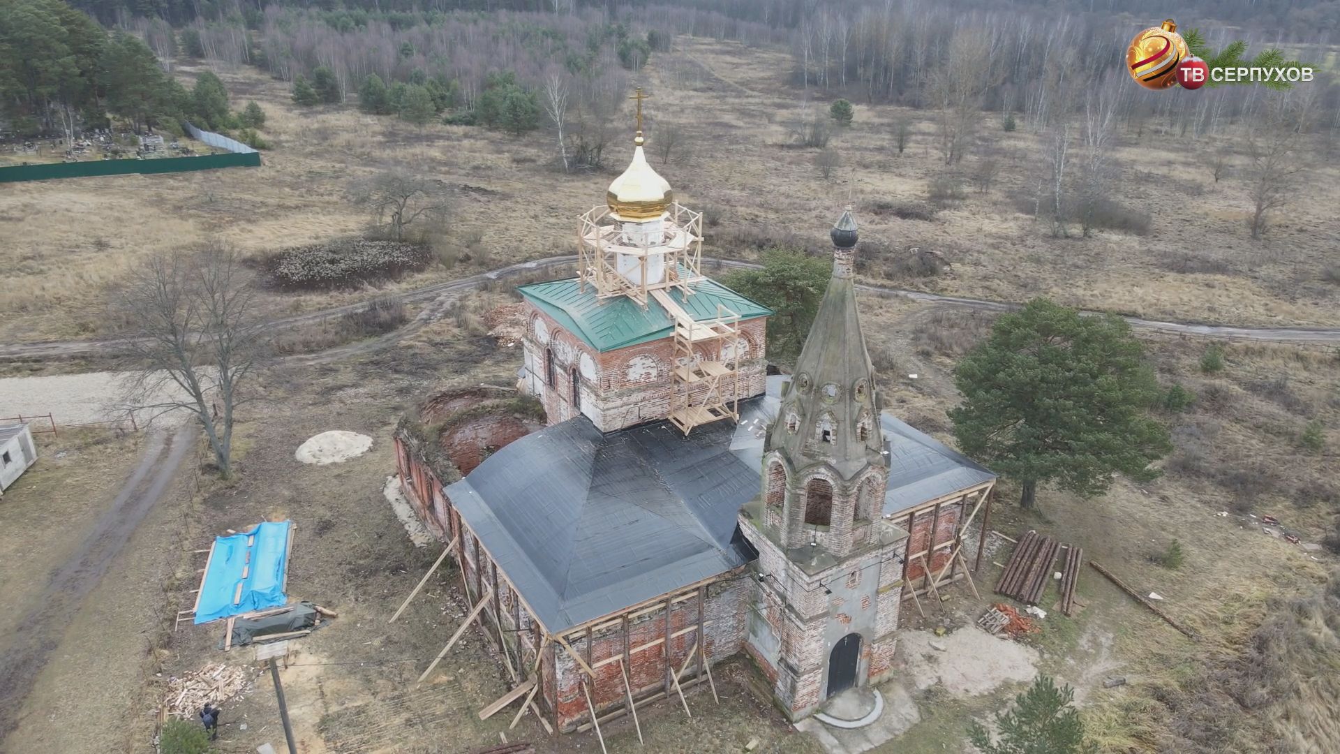 В Серпухове в храме обнаружили мозаику «Вифлеемская звезда»