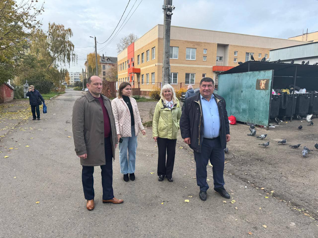 В Серпухове проверили содержание территорий на улице Чернышевского