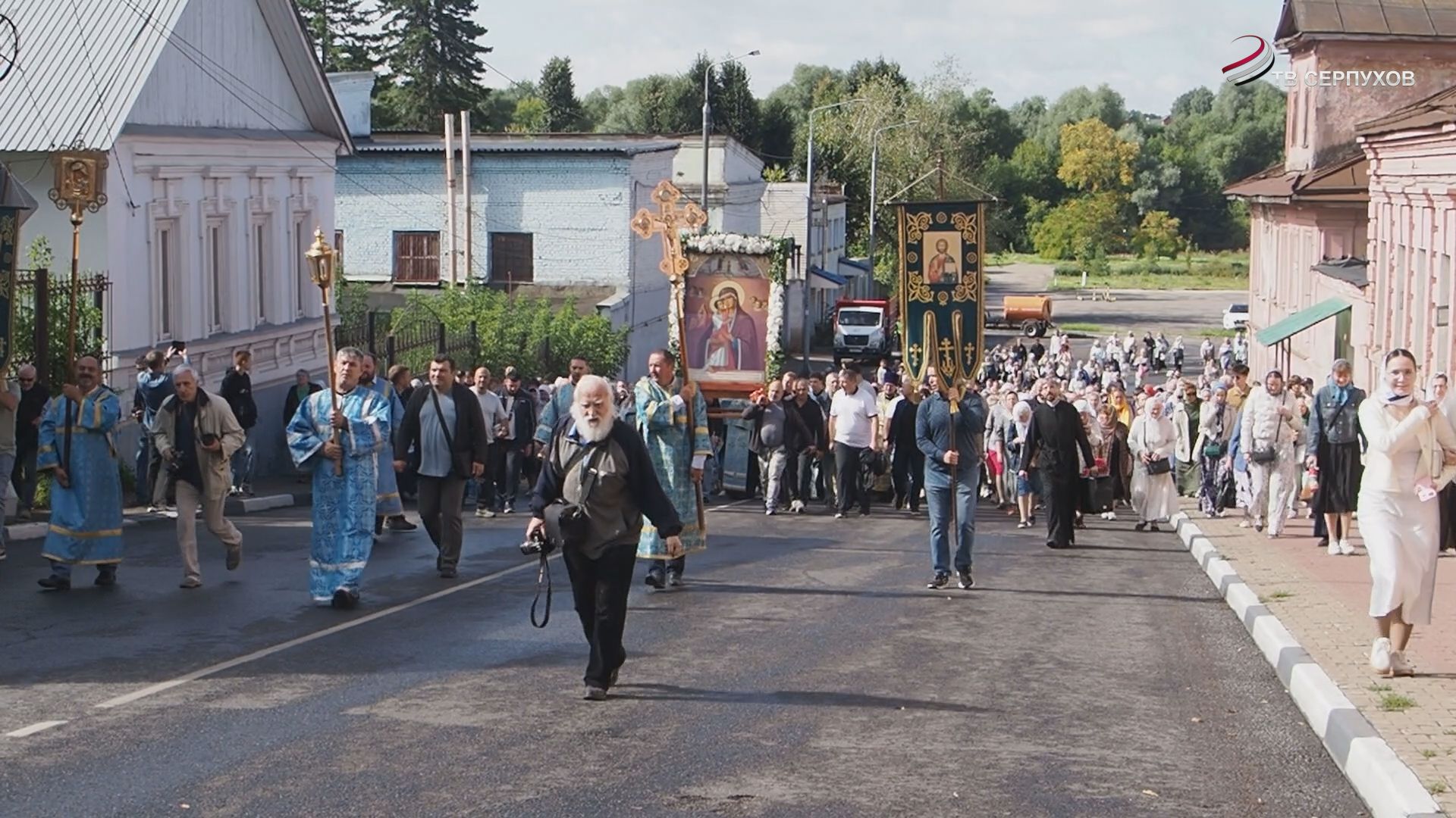 В Серпухове завершился месяц чествования иконы Божией Матери «Взыскание погибших»