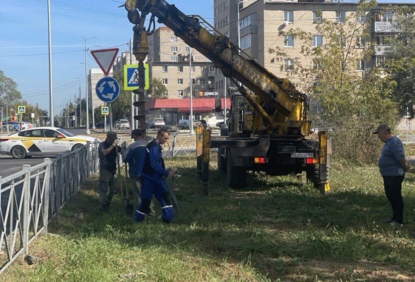 В Серпухове появится новое освещение на участке дороги на ул. Весенней