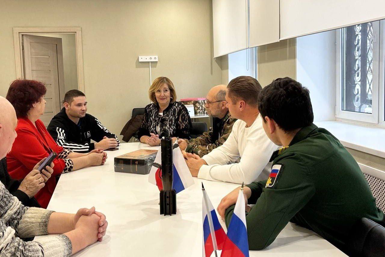 В Серпухове прошла встреча с участником спецоперации Артёмом