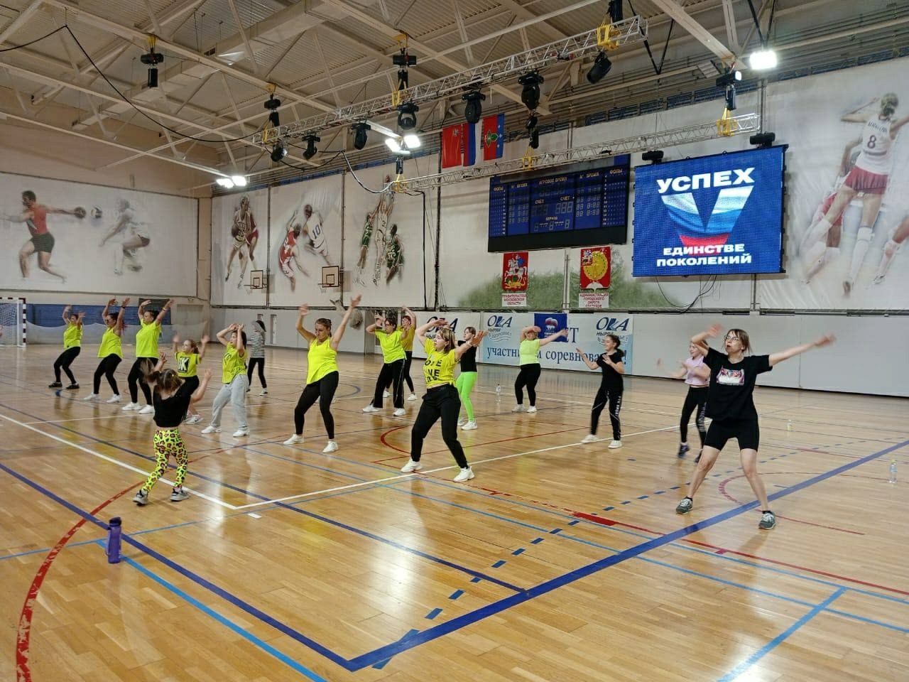 Открытая тренировка по ZUMBA прошла в Пущино