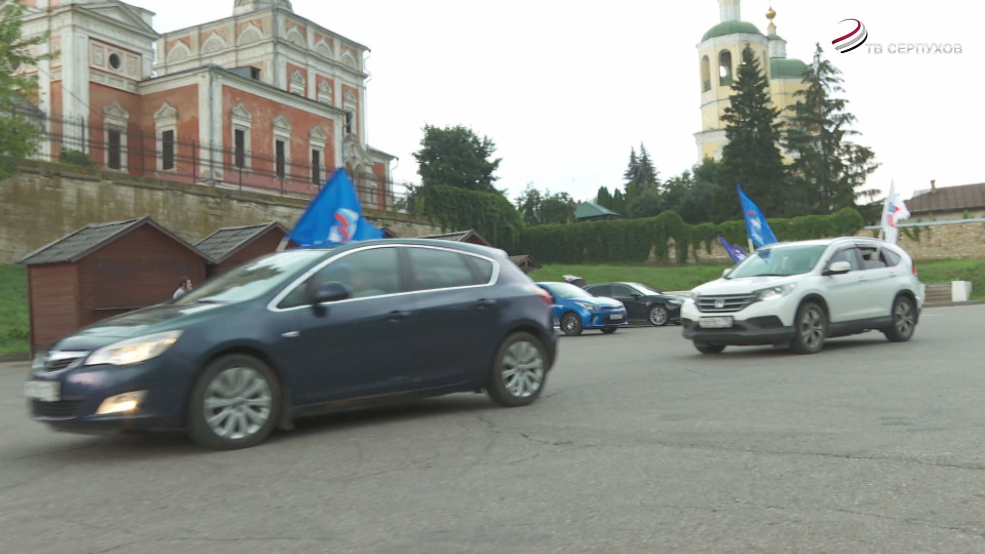 В Серпухове прошёл традиционный автопробег в честь Дня ВДВ