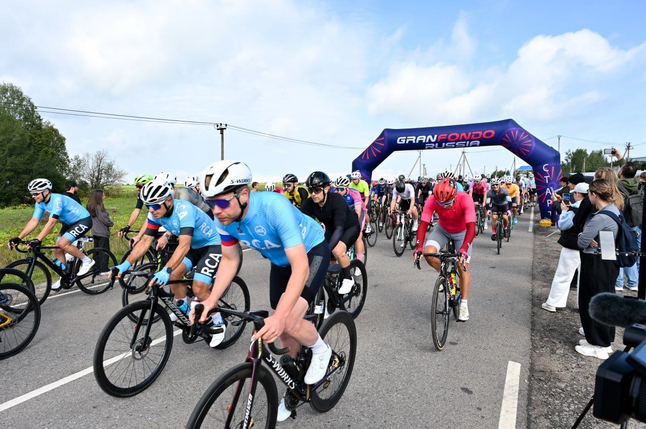 Велозаезд серии Gran Fondo Russia прошёл в Большом Серпухове 