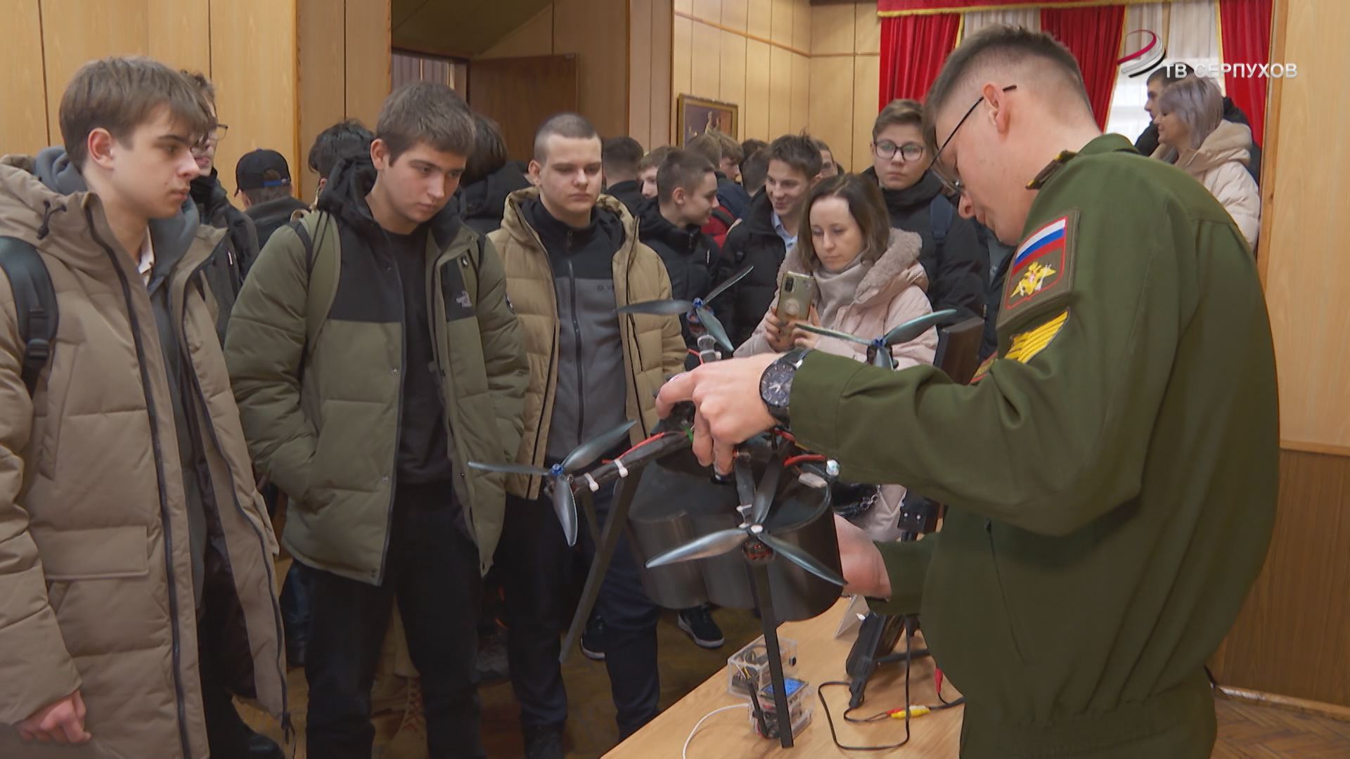 Более  200 молодым серпуховичам рассказали об учёбе в филиале Военной академии РВСН им. Петра Великого