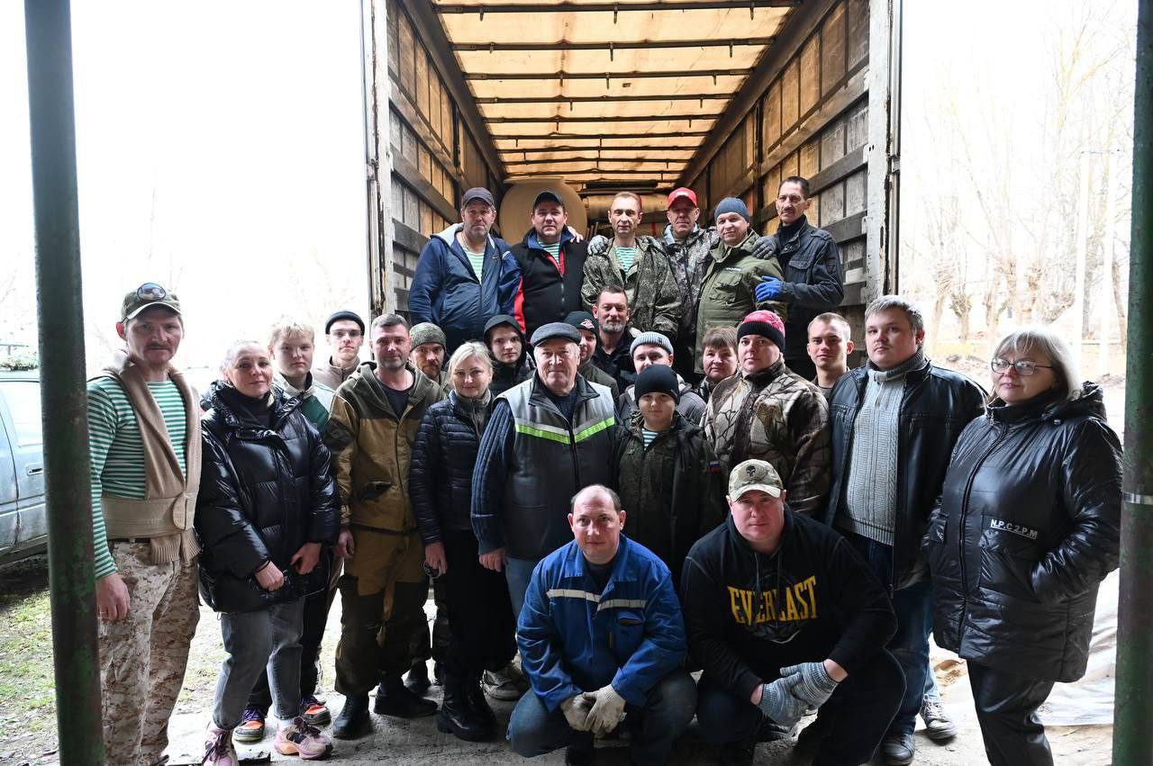 Из Серпухова в зону спецоперации отправили 20 тонн гуманитарной помощи