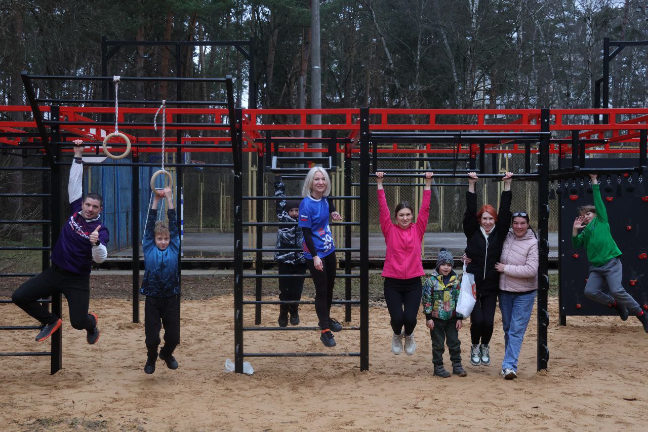 Новую спортплощадку открыли в Протвино возле школы «Старт»