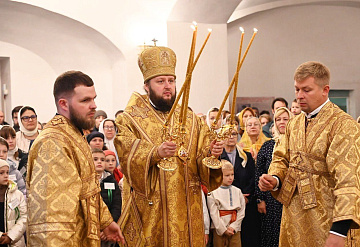Первое архиерейское богослужение прошло в серпуховском храме Николы в Бутках