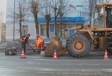 В Серпухове в усиленном режиме проводится ямочный ремонт на дорогах