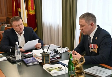 Глава городского округа Серпухов Алексей Шимко  встретился с Александром Шишкиным, Героем, ветераном СВО