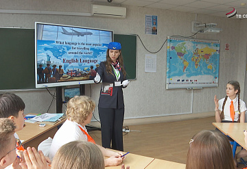 Урок в школе при Губернском колледже закончился аплодисментами