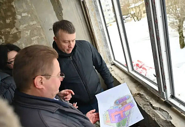 В Серпухове проверили ход капремонта образовательных учреждений