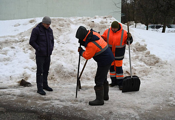 Комбинат благоустройства в Серпухове ведёт активную подготовку системы водоотведения к периоду обильного снеготаяния