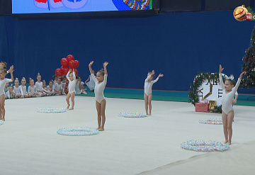 В Серпухове провели новогодний фестиваль художественной гимнастики «Снегурочка»