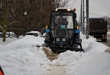 С территории Серпухова, Пущино и Протвино за зиму вывезено 60 650 кубометров снега