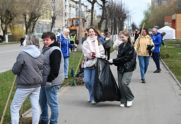 Первый весенний общеобластной субботник состоялся в Городском округе Серпухов