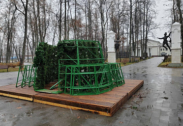 В Серпухове начали создавать новогоднее настроение